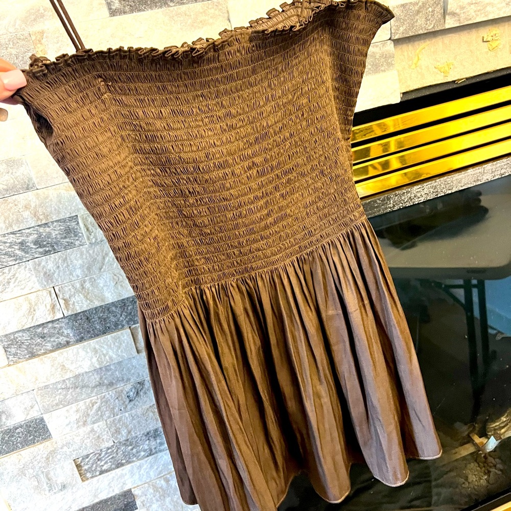 Spaghetti strap tank.